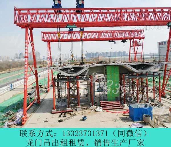 山東100噸輪胎式龍門吊價格 淄博龍門吊出租