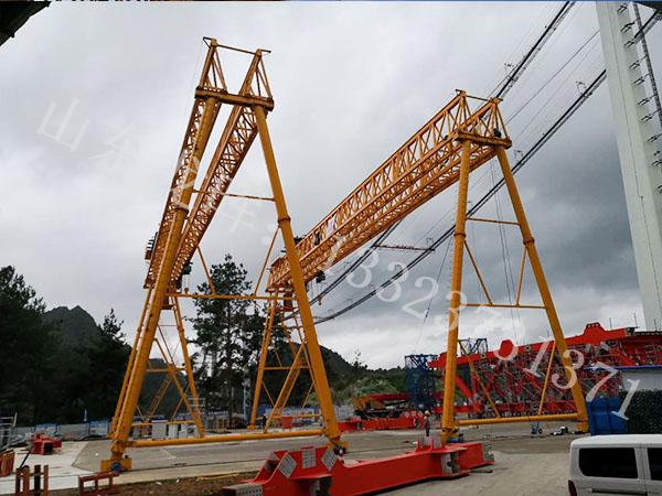 山東80噸門式提梁機 日照門式起重機銷售廠家