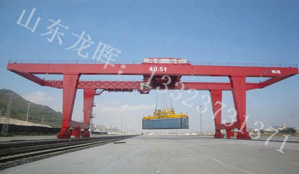 東營門式起重機(jī)銷售廠家16噸鋼筋棚龍門吊安裝