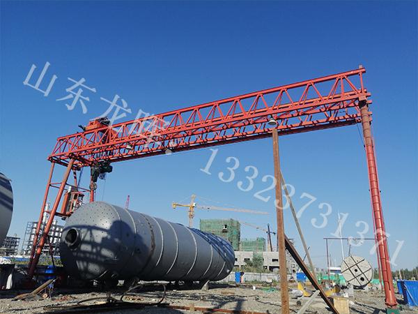 ?山東日照門式起重機廠家起重機的吊裝特點